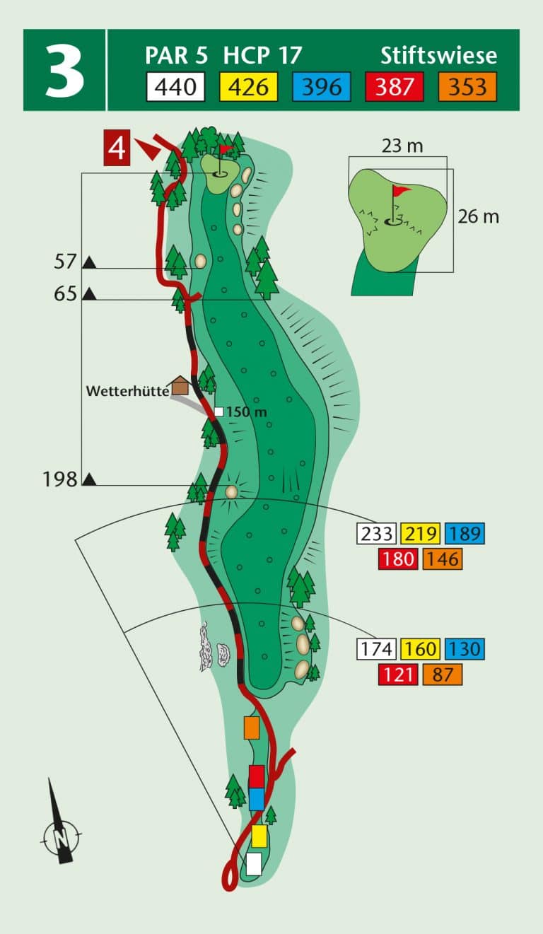 Bierdiebook Championship course Loch 3